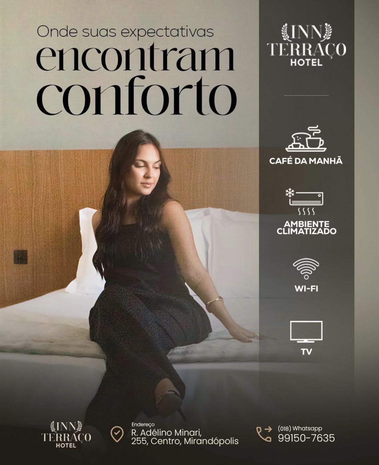 Apartamento duplo do INN Terraço Hotel